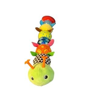 Jollybaby Musical Sensory Caterpillar Crinkle Squeaker & Rattle Plush Baby  22”